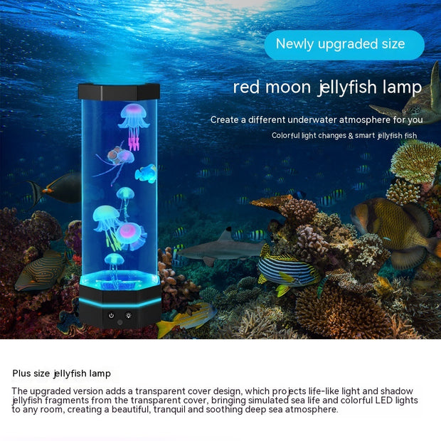 Jellyfish Lava Lamp – 15” Aquarium Lamp for Kids