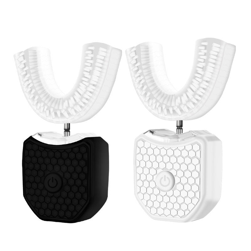 Smart Automatic U-Shaped Toothbrush – 360° Sonic Cleaning & Blue Light Whitening