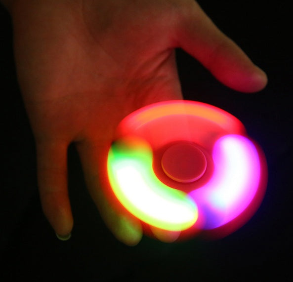 Fidget Spinner with LED Lights – Batteries Included