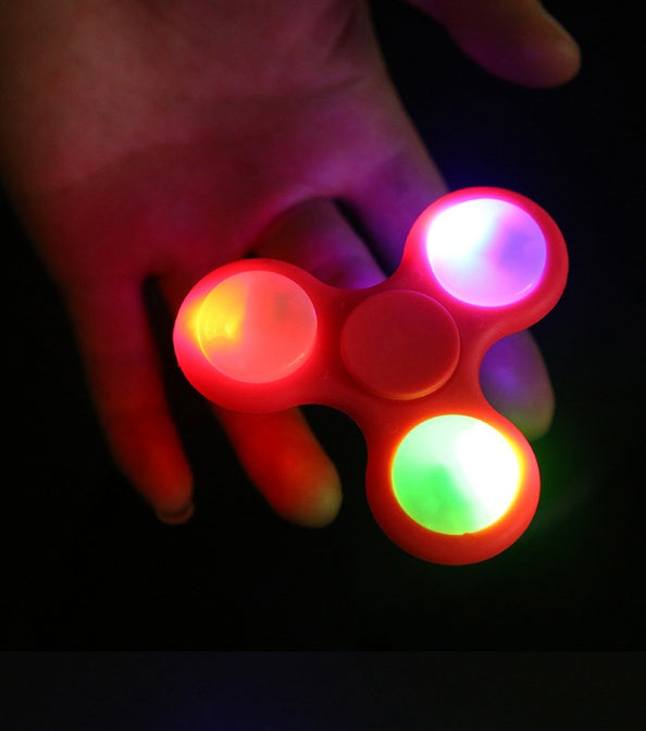 Fidget Spinner with LED Lights – Batteries Included