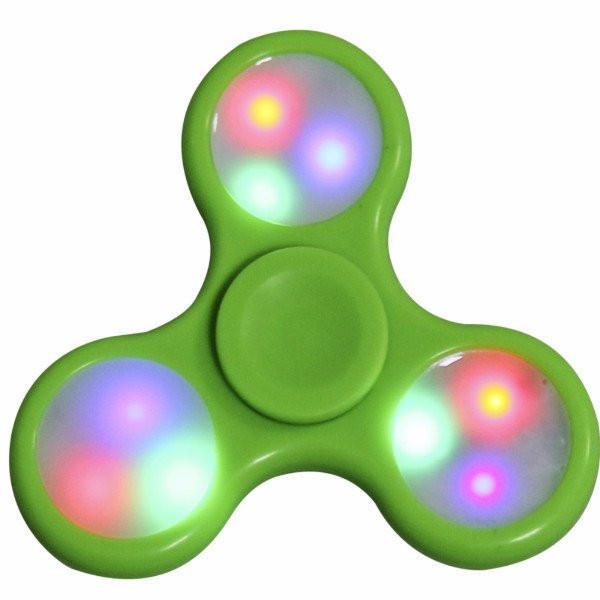 Fidget Spinner with LED Lights – Batteries Included
