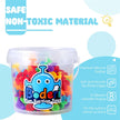 Stick & Play: 114PCS Suction Sensory Bath Toy Set
