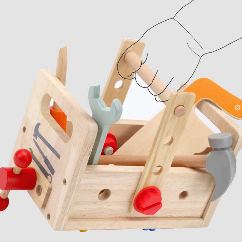 Wooden Toolbox for Children