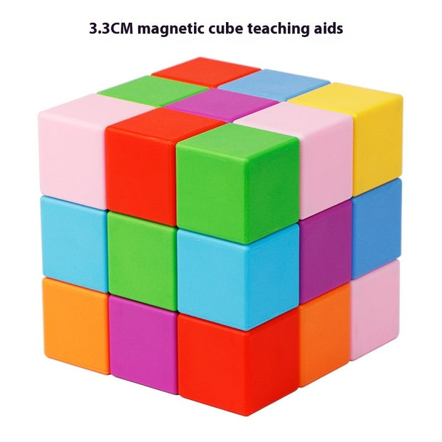 Magnetic Cubes – 32 Piece Rainbow Builder Set