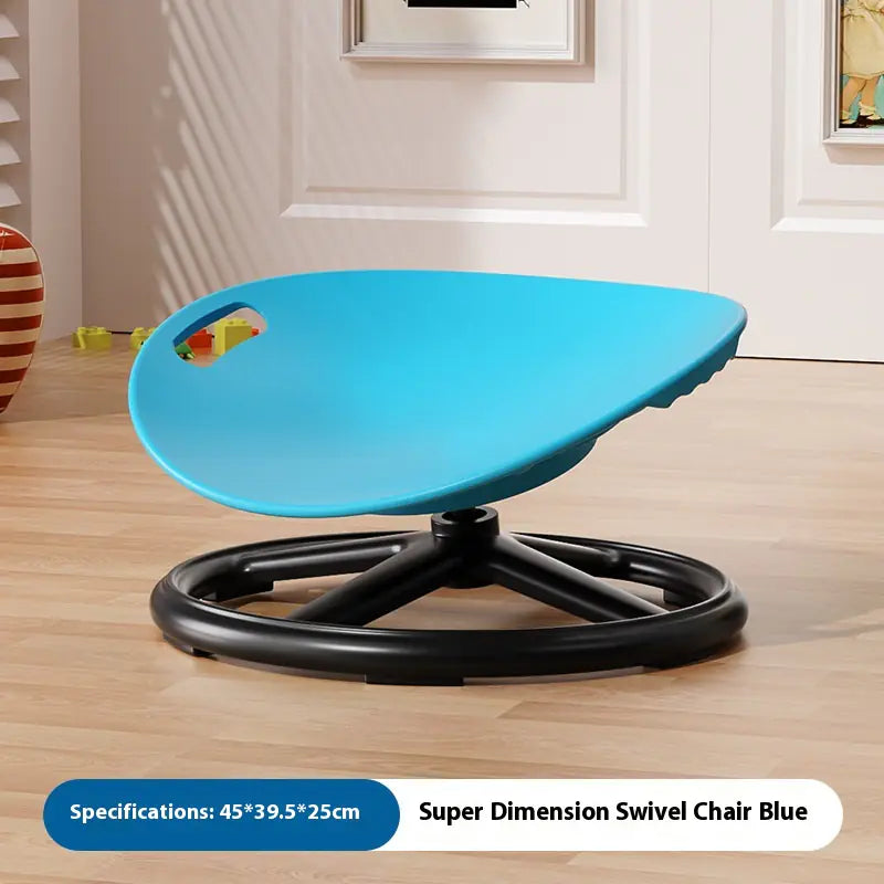 SpinBuddy sensory swivel chair for kids providing vestibular input and balance support.
