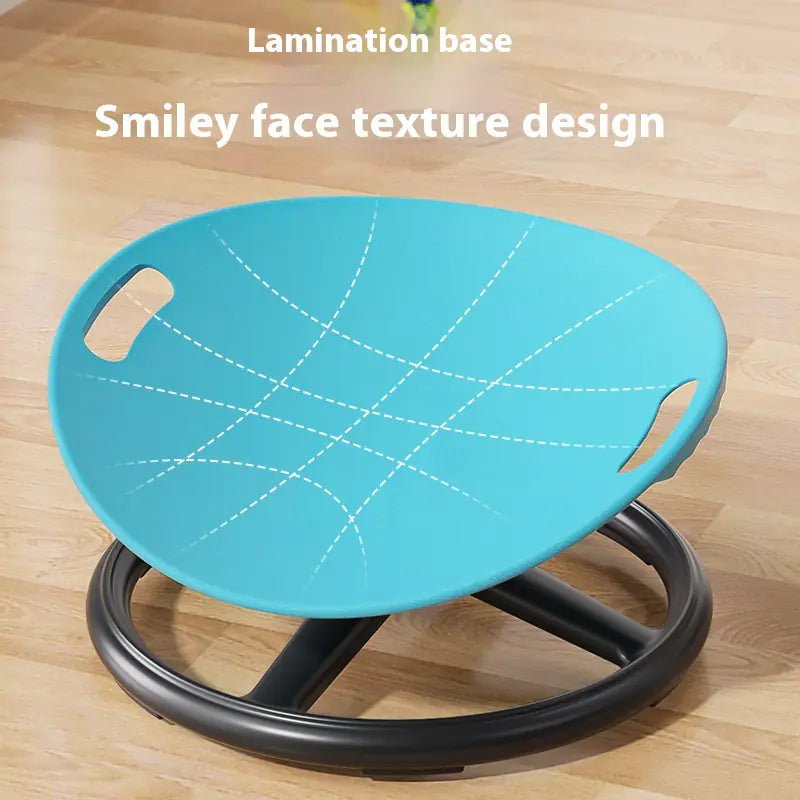 SpinBuddy sensory swivel chair for kids providing vestibular input and balance support.
