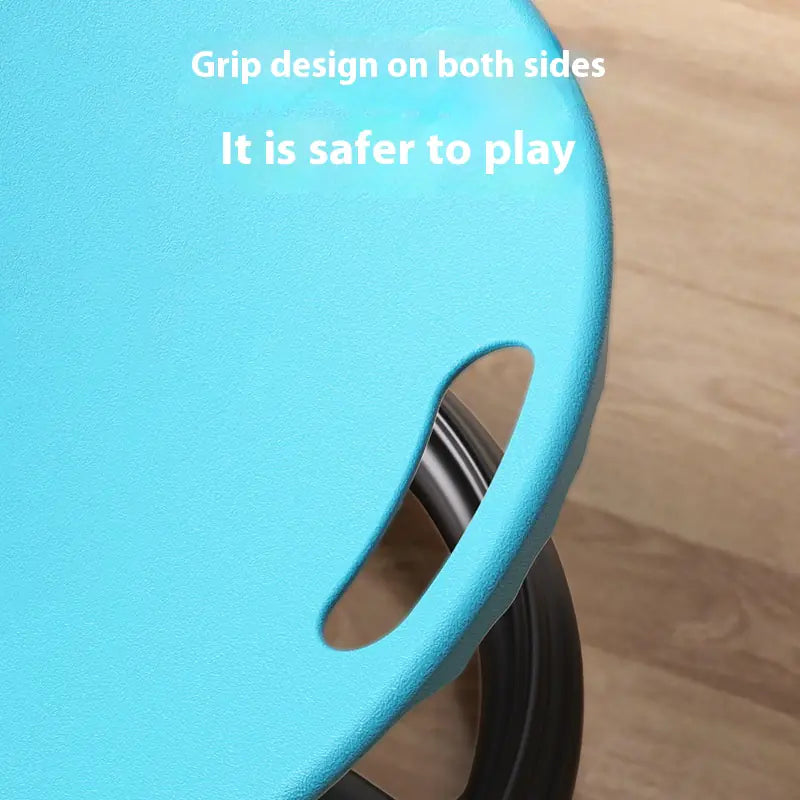 SpinBuddy sensory swivel chair for kids providing vestibular input and balance support.
